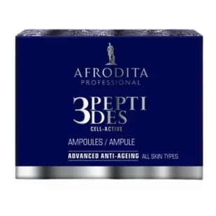 Afrodita 3 Peptides Ampułki Anti-Age, 50ml - Olejki do mycia twarzy - miniaturka - grafika 1