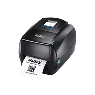 Godex RT863i+ 600dpi USB, 3X USB HOST, RS232, Ethernet, LCD Dotykowy (RT863i+) - Drukarki kart i etykiet - miniaturka - grafika 1