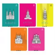 Zeszyty szkolne - Elanders Zeszyt A5/64K kratka Cities (10szt) - miniaturka - grafika 1