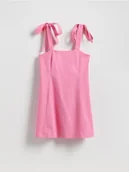 Sukienki - Reserved - Sukienka mini - różowy - miniaturka - grafika 1