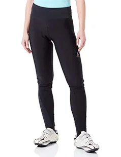 Odlo Damskie spodnie rowerowe Tights Zeroweight Ceramiwarm - Spodnie damskie - miniaturka - grafika 1