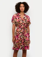 Sukienki - Kaffe Sukienka koszulowa Laila 10508523 Kolorowy Regular Fit - miniaturka - grafika 1