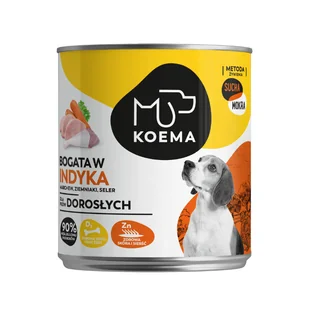 Koema Bogata w indyka 6x800g - Mokra karma dla psów - miniaturka - grafika 2