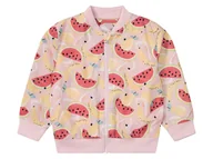 Kurtki i płaszcze dla dziewczynek - lupilu® Kurtka pilotka dziecięca, ze ściągaczami (Jasnoróżowy, 110) - miniaturka - grafika 1