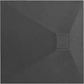 Brodziki prysznicowe - Rea Brodzik prysznicowy Magnum Black 90x90 - miniaturka - grafika 1