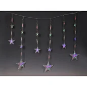 Oświetlenie świąteczne - Kurtyna świetlna gwiazdki 100 x 75 cm - miniaturka - grafika 1