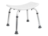 Akcesoria dla osób starszych i niepełnosprawnych - Taboret łazienkowy pod prysznic Bisk PRO 07639 prostokątny - miniaturka - grafika 1