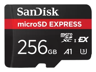 SanDisk Express 256 GB MicroSDXC UHS-I SDSQXFN-256G-GN4NN - Karty pamięci - miniaturka - grafika 1