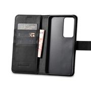 Portfele - Etui ICarer Wallet Case do Samsung Galaxy S23 skórzany pokrowiec portfel czarne - miniaturka - grafika 1
