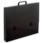 Teczki i skoroszyty - Penmate Teczka z rączką A3 wąska 2 cm czarna - miniaturka - grafika 1