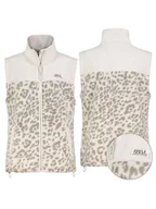 Kamizelki damskie - Sublevel Kamizelka polarowa w kolorze szaro-białym - miniaturka - grafika 1