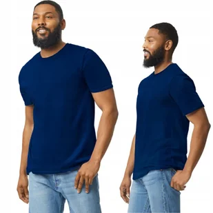 T-shirt Koszulka Męska Bawełna SOFTSTYLE T Gildan GI64000 GRANAT S - Koszulki męskie - miniaturka - grafika 1