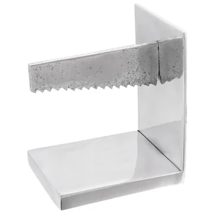 vidaXL Podpórka do książek Zestaw 2 Srebrny Aluminium 11 x 14 x 17.5 cm - Podpórki do książek - miniaturka - grafika 1