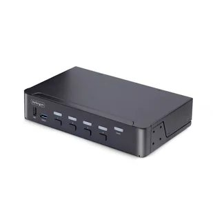 StarTech D86A2-4-PORT-8K-KVM przełącznik KVM Czarny - Przełączniki KVM - miniaturka - grafika 1