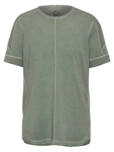 Nike Koszulka sportowa w kolorze khaki - Koszulki sportowe męskie - miniaturka - grafika 1