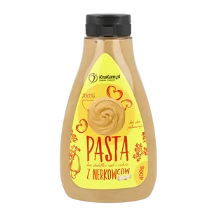 Pasta z nerkowców butelka 400g - Słodkie kremy i masła - miniaturka - grafika 1