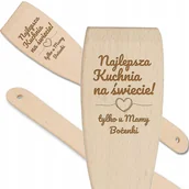Przybory do gotowania - ŁOPATKA DREWNIANA DZIEŃ MAMY MATKI IMIĘ GRAWER - miniaturka - grafika 1
