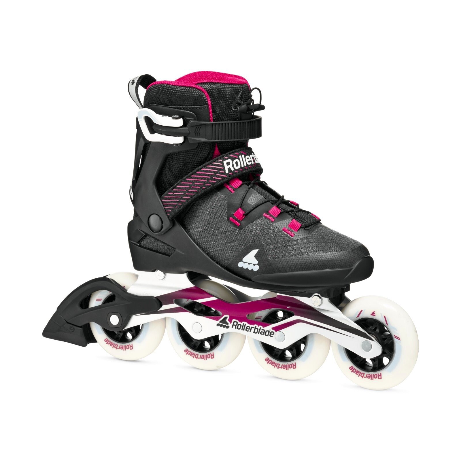 Rolki damskie Rollerblade Macroblade 90 W Black/Burgundy/Light Blue EUR 39
