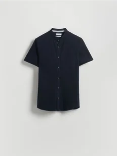 Reserved - Koszula super slim fit ze stójką - granatowy - Koszule męskie - miniaturka - grafika 1