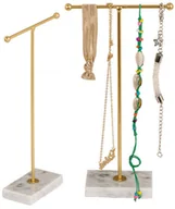 Biżuteria - akcesoria - Metalowy STOJAK na BIŻUTERIĘ T-BAR 23,5cm - miniaturka - grafika 1