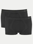 Majtki męskie - Sloggi Komplet bokserek 10219624 Czarny - miniaturka - grafika 1