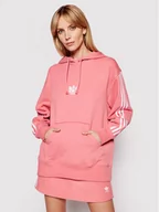Bluzy damskie - Adidas Bluza GN6705 Różowy Regular Fit - miniaturka - grafika 1