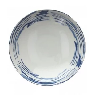 Talerz TOGNANA Maiolica Grigio 21 cm Niebieski - Talerze - miniaturka - grafika 1