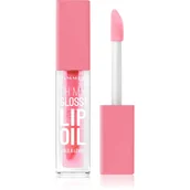 Balsamy do ust - Rimmel Oh My Gloss! olejek do ust 001 Pink Flush 4,5ml - miniaturka - grafika 1