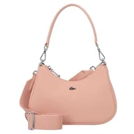 Torebki damskie - Lacoste Core Essentials Daily City Torba na ramię 23 cm różowy - miniaturka - grafika 1