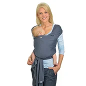 Nosidełka dla dzieci - HOPPEDIZ elastyczny ręcznik do noszenia dla wcześniaków i noworodków, wraz z instrukcją noszenia  antracytowy - miniaturka - grafika 1