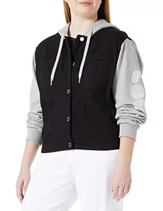 Love Moschino Trucker Kurtka Damska, Czarny, 32 - Kurtki damskie - miniaturka - grafika 1