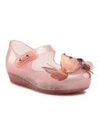 Buty dla dziewczynek - Melissa Półbuty Mini Ultragirl Fly III 32849 Różowy - miniaturka - grafika 1