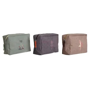 DKD Home Decor Torba podróżna brązowa bordowa 20 x 8 x 14 cm - Torby podróżne - miniaturka - grafika 1