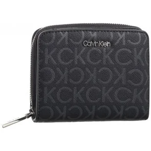 Portfel CK Must MD Zip Around Mono Black Monogram Pu K60K612433 0GM (CK537-a) Calvin Klein - Portfele - miniaturka - grafika 1