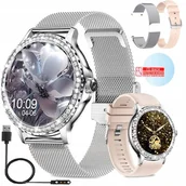 Smartwatch - Smartwatch Zegarek Damski Rozmowy Powiadomienia Zdrowie Sport Puls - miniaturka - grafika 1