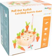 Gry planszowe - MalPlay Gra Zręcznościowa Dopasuj Marchewkę Drewniana - miniaturka - grafika 1