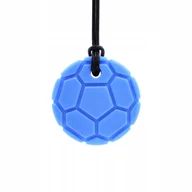 Gryzaki dla dzieci - Gryzak Logopedyczny Naszyjnik ARK Soccer Ball Niebieski XXT/Twardy - miniaturka - grafika 1