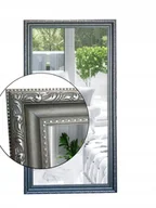 Lustra - Lustro w stylowej 7cm szarej srebrnej ramie 120x80 odporne na wilgoć U10 - miniaturka - grafika 1