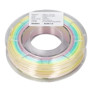 1.filament PLA 75 mm, filament do druku 3D, kolorowy filament jedwabny, wielokolorowy filament PLA, filament gradientowy, materiały eksploatacyjne do druku - Filamenty i akcesoria do drukarek 3D - miniaturka - grafika 1