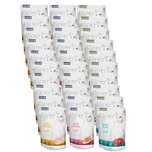 DOLINA NOTECI Piper dla kota Mix Smaków 30x100g (saszetka) - Mokra karma dla kotów - miniaturka - grafika 1