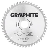 Piły spalinowe - Graphite Tarcza do pilarki, widiowa, 185 x 30 mm, 48 zębów TOP-57H666 - miniaturka - grafika 1