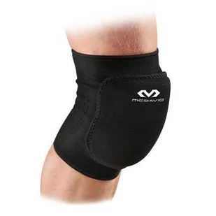 Ochraniacz na kolano Ściągacz McDavid Jumpy Knee Pad - 2 szt czarny - L - Akcesoria turystyczne - miniaturka - grafika 1