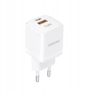Ładowarki do telefonów - Ładowarka sieciowa GaN 33W PPS USB C/USB Dudao A13Pro - biała - miniaturka - grafika 1