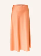 Spódnice - Juvia Spódnica Satynowa Fleur orange - miniaturka - grafika 1