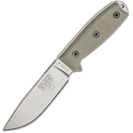 Noże - ESEE, ESEE 4 Plain Edge, Ostrze S35VN, Rękojeść z Micarty Canvas ESEE-4P35V - miniaturka - grafika 1