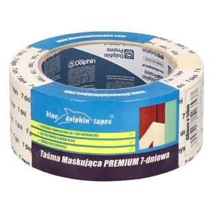 Blue Dolphin taśma maskująca 48 mm x 50 m - Folie i taśmy malarskie - miniaturka - grafika 1