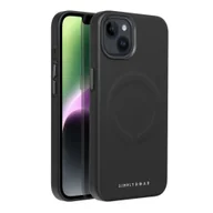 Etui i futerały do telefonów - Futerał Roar Leather Mag Case kompatybilny z MagSafe - do iPhone 12 Pro Max Czarny - miniaturka - grafika 1