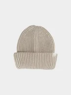 Czapki damskie - Czapka zimowa męska 4F 4FAW23ACAPM310-82S Brązowy - miniaturka - grafika 1