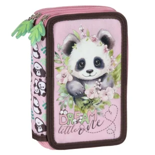 Piórnik potrójny wyp Panda 10 Derform - Szkolne artykuły papiernicze - miniaturka - grafika 1