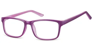 Okulary Zerówki klasyczne oprawki Sunoptic CP155E fioletowe - Okulary korekcyjne, oprawki, szkła - miniaturka - grafika 1
